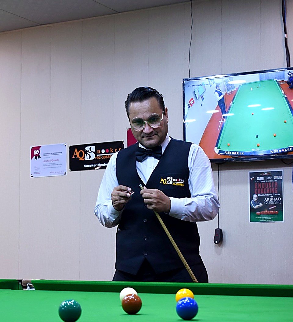 Arshad Ali Qureshi, Founder of AQ Snooker