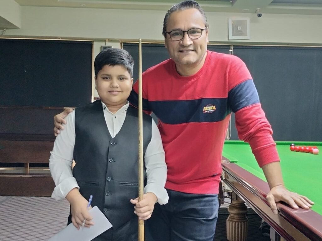 AQ Snooker coaching session