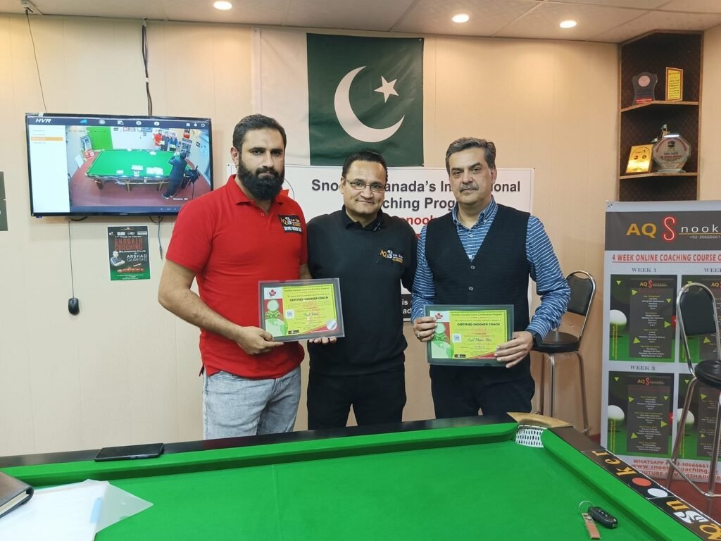 AQ Snooker coaching session